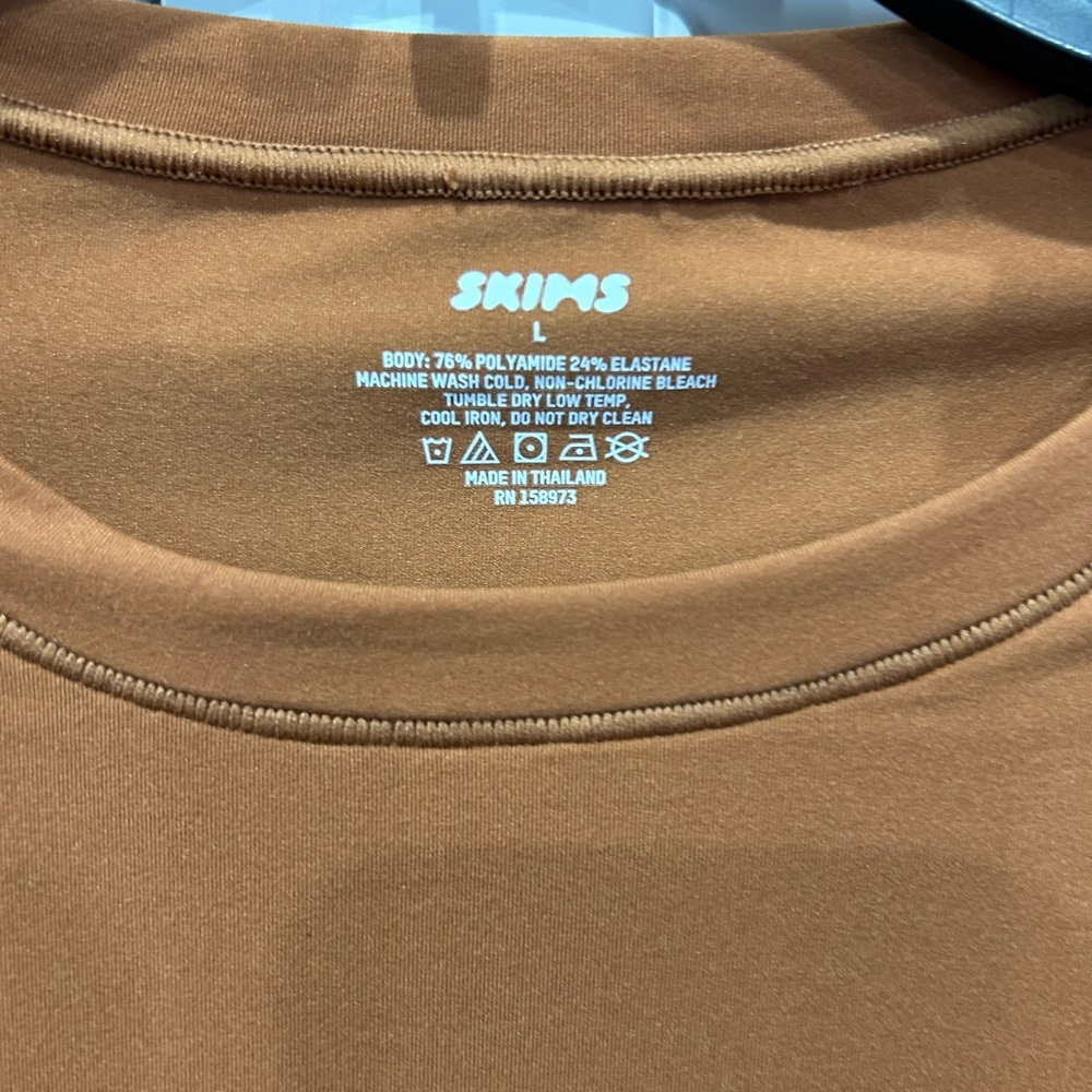 Skims NEW fits everybody long sleeve crewneck dress - Picture 3 of 4